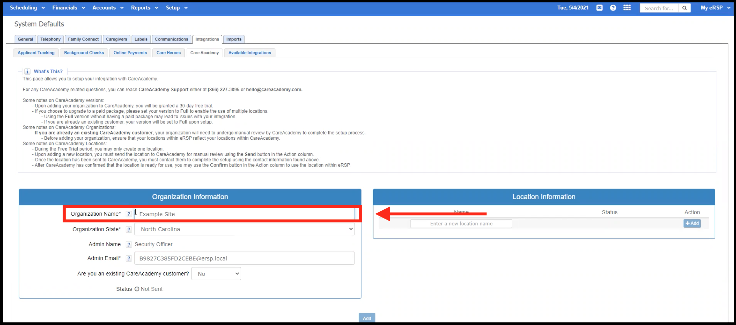 6A._eRSP_Admin_Integrations_CareAcademy_Setup_Name.png